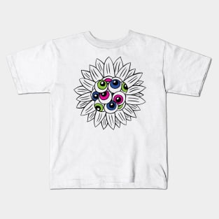 Sunflower Eyes Kids T-Shirt